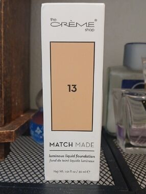 The Crème Shop Match Made Luminous Liquid Foundation - Shade 13 (Light Beige)